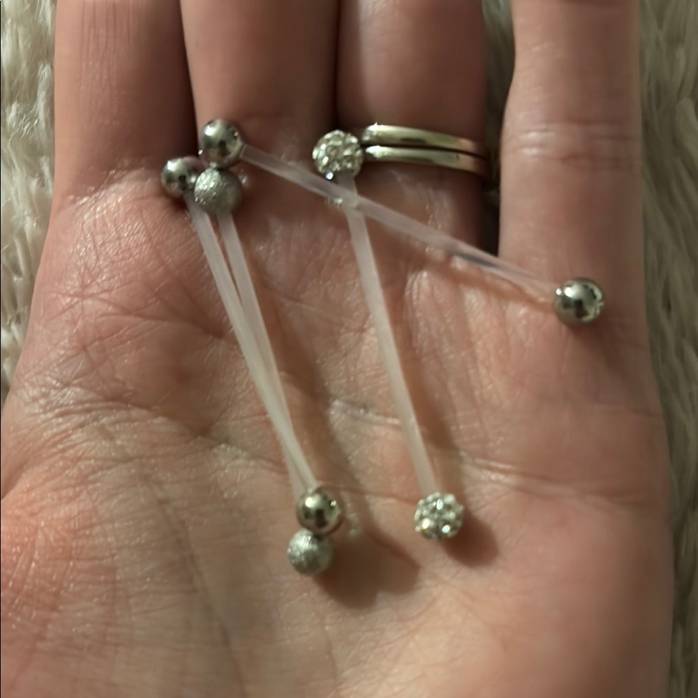 4 Pack Maternity Pregnancy Belly Button Rings New Without Tags